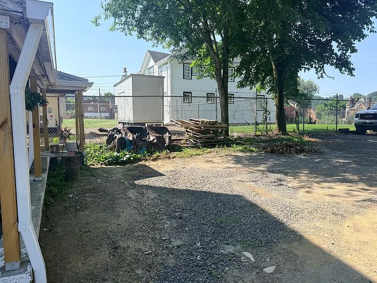 parking area in back