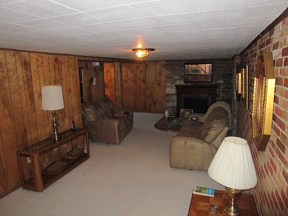Den with Fireplace