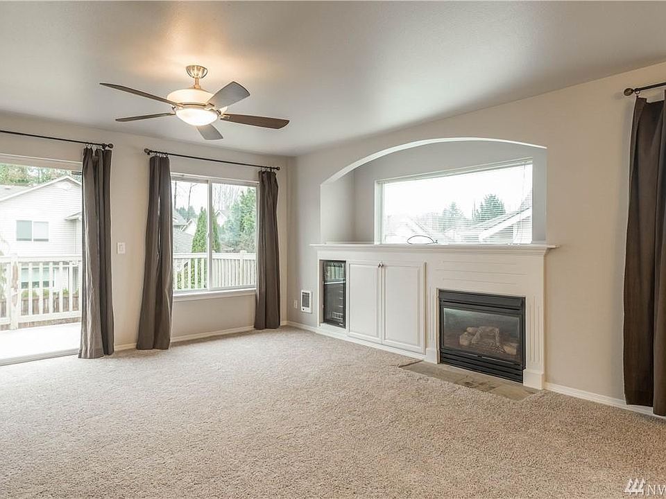 Living room with patio