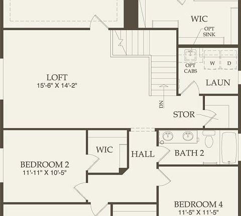 Second Floor 4 br / 2.5 ba