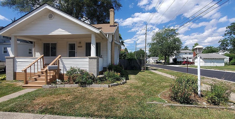 Front side - corner lot