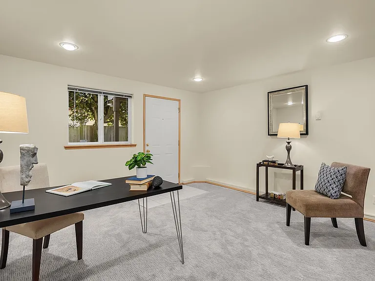 3rd bedroom would make perfect home office or den.