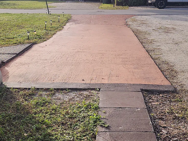 Private 2-car driveway