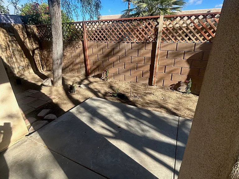 Backyard, still being landscaped