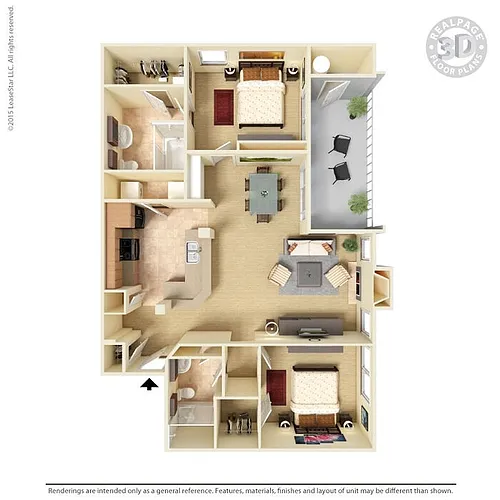 Floor plan B3