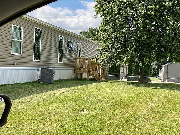 Back door porch and tree