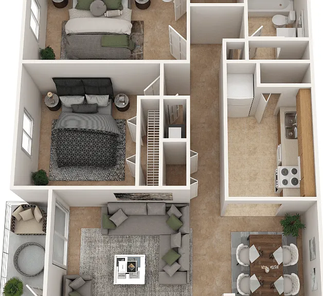 Hidden Village Apartments — Photo 11