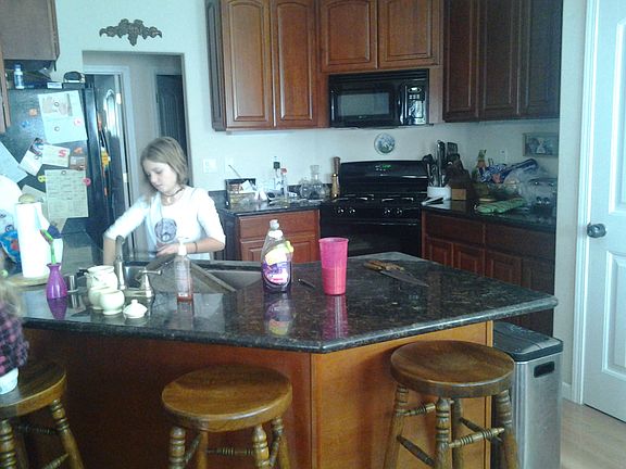 Kitchen from living room