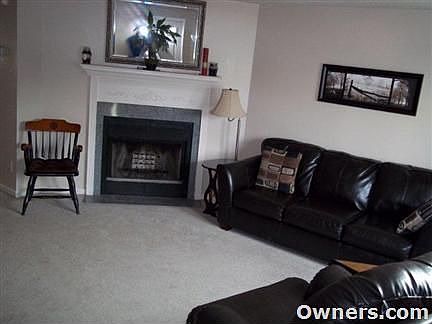 Fireplaced living room