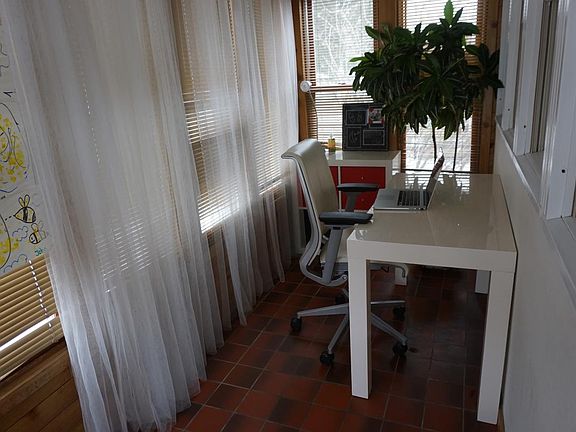 Sun porch/office space