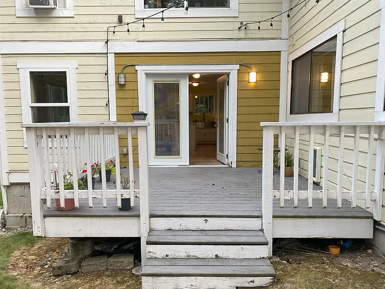 2nd Side Entrance Door and Patio to backyard