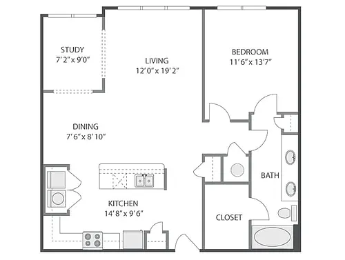 Floor plan A5aD