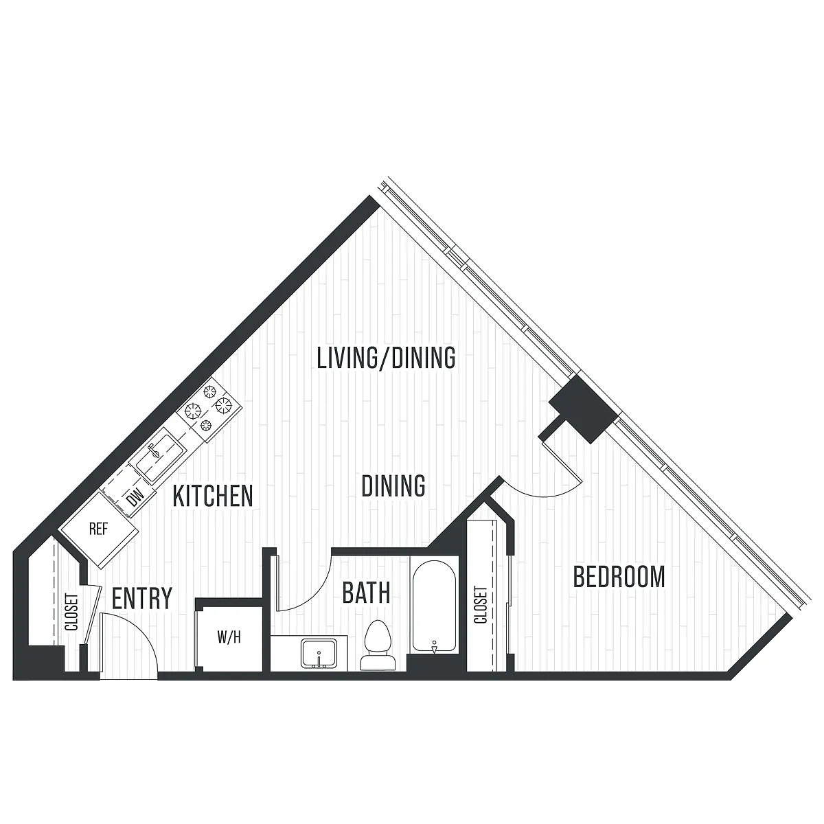 Floor plan Plan 1C