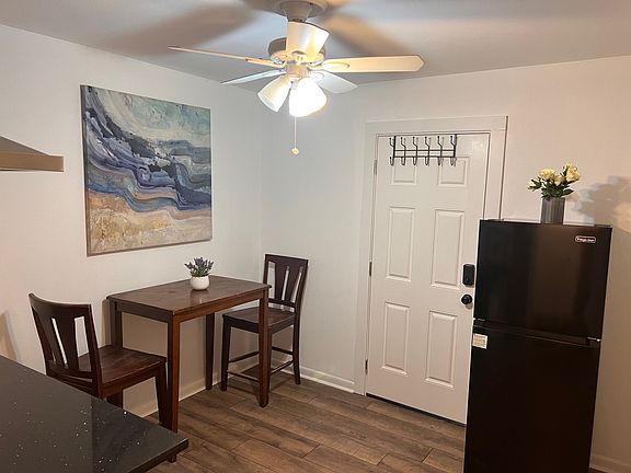 Private entrance into kitchen