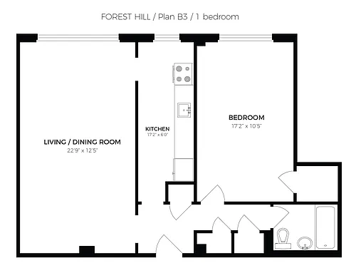 Floor plan 208