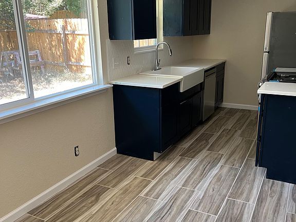 Galley Kitchen with dining nook