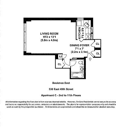 2nd image of 330 E 49th St APT 10C