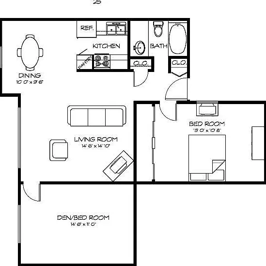 2 Bedroom 2 Bedroom