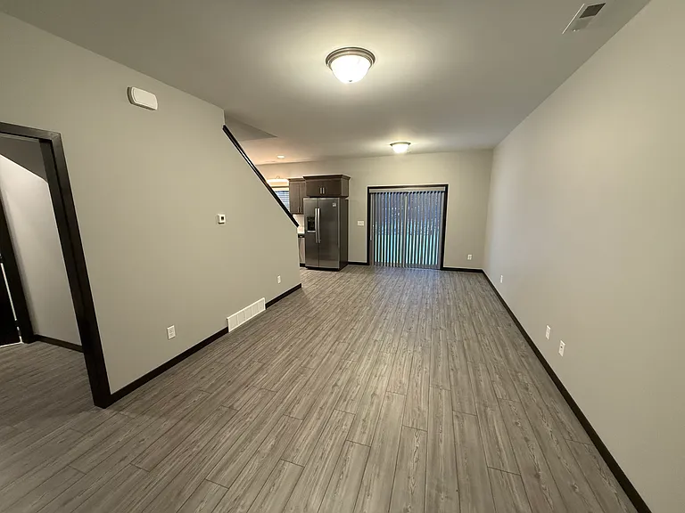 Open Living Room and Dining Area