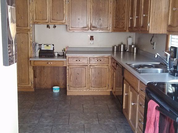 View from slider in kitchen