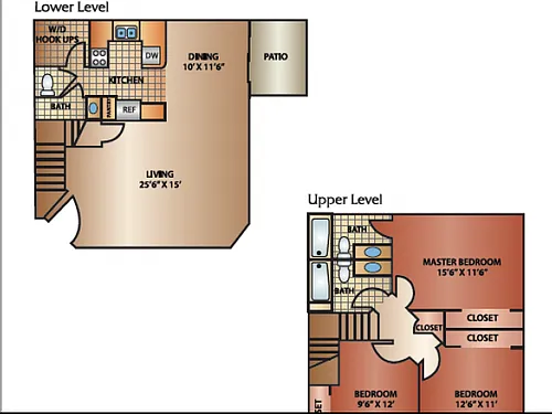 Floor plan Uinta Townhome