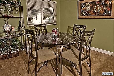 dining area within the kitchen