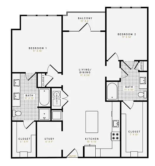 Floor plan B6PH