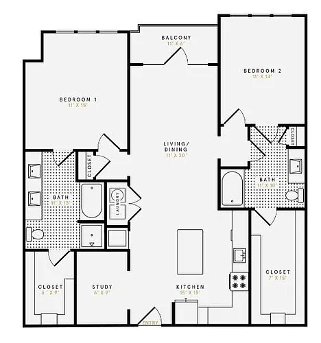 Floor plan B6PH