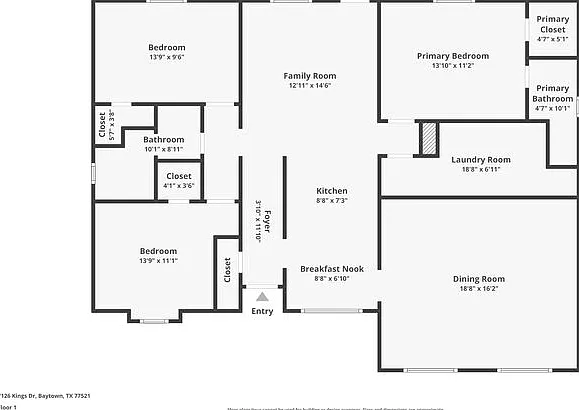 3 bed, 2.0 bath, 1559 sqft, $1,645 — Photo 2