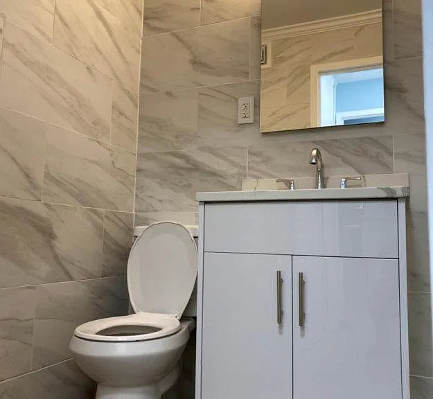 Newly renovated bathroom
