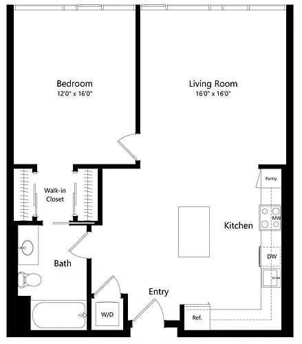 Floor plan 1A-1