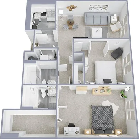 Floor plan Washington Boulevard