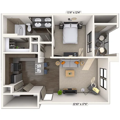 Floor plan Monterrey Oak