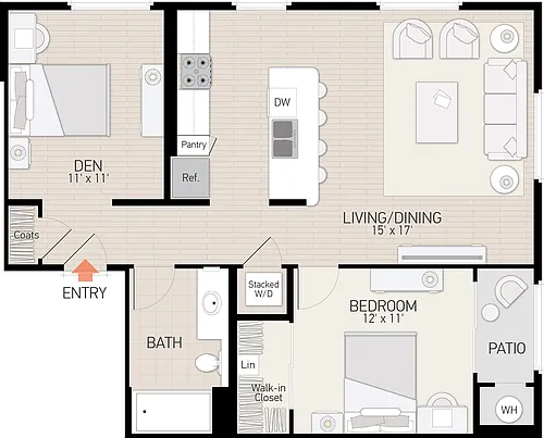 Floor plan Plan E