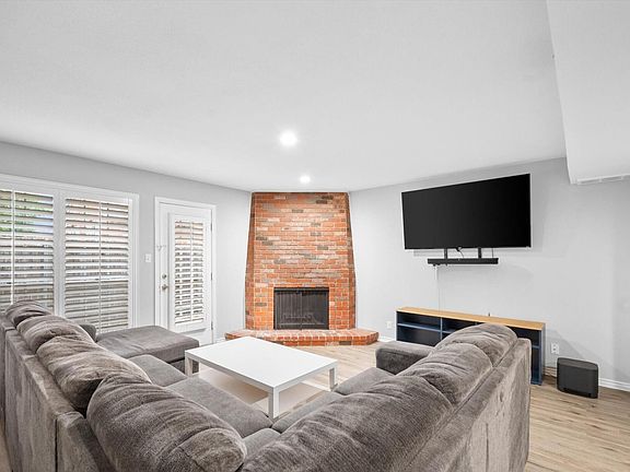 Cozy Wood Burning Fireplace