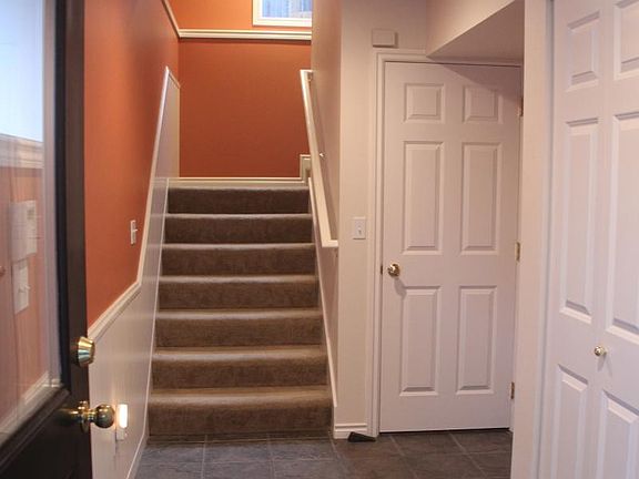 Entry way (garage entrance on right)