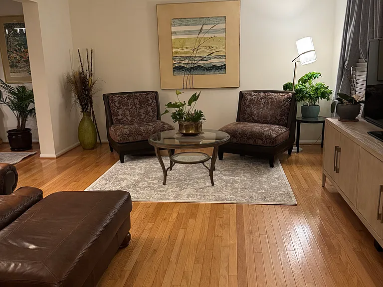 Front living room with smart TV
