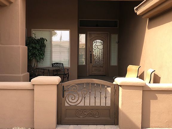 Iron Entry Door/NewCourtyard