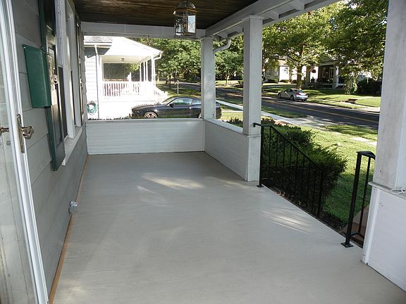 Newly renovated Front porch