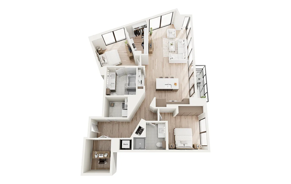 Floor plan B6