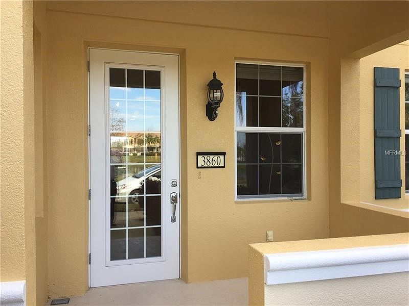 Inviting front porch.