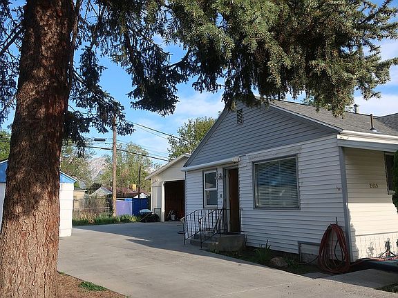 Driveway side view