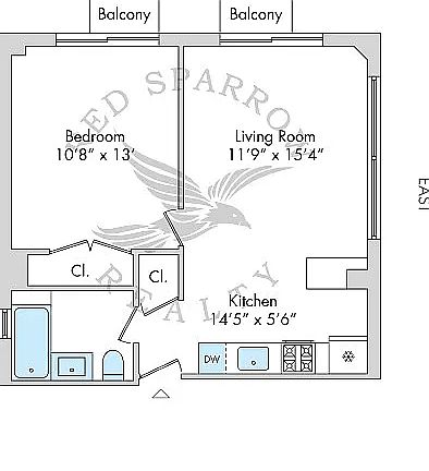 2nd image of 402 W 50th St #6F