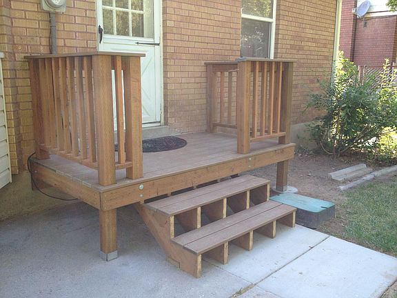 rear entry deck