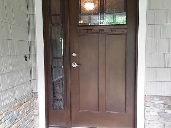 Craftsman-style front door