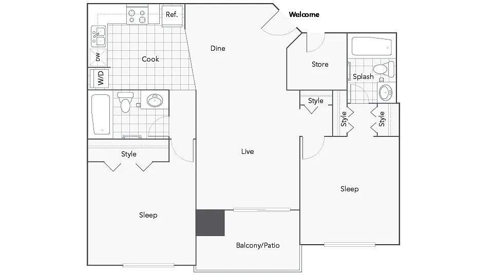 Floor plan Carson