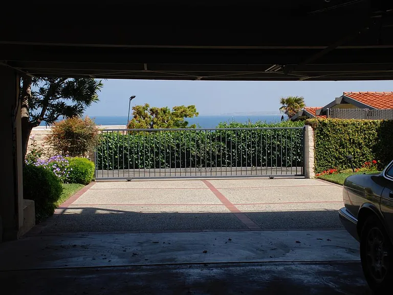 Ocean view from garage