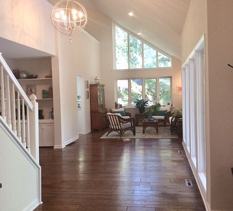 Just inside front door