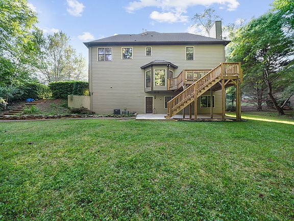 Private flat backyard