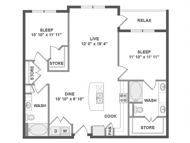 Floor plan B2